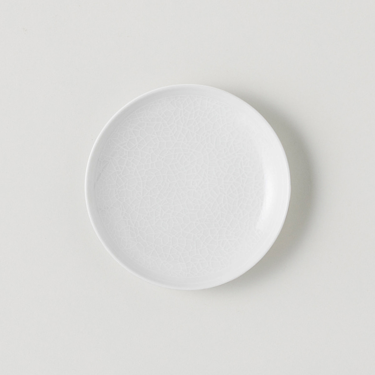 【波佐見焼】BARBAR 和文/白 小皿 氷裂文