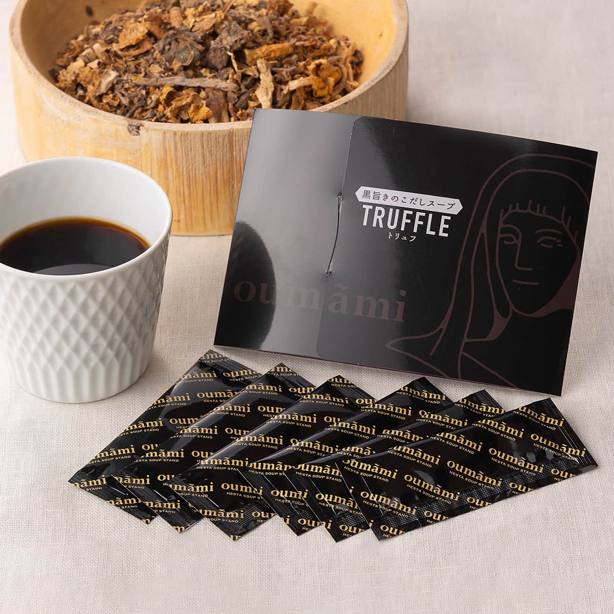 黒旨きのこだしスープ  【1セット= 6パック入り】