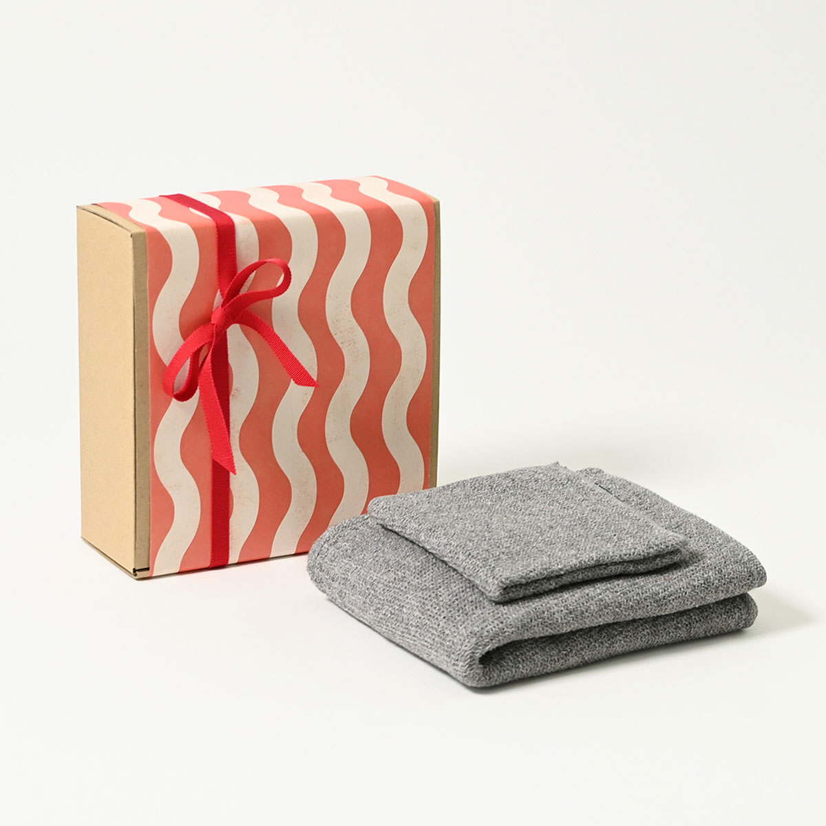 LANA まるでニット 綿100%のふんわりタオルセット（3色展開）｜HESTA LIFE限定ギフト