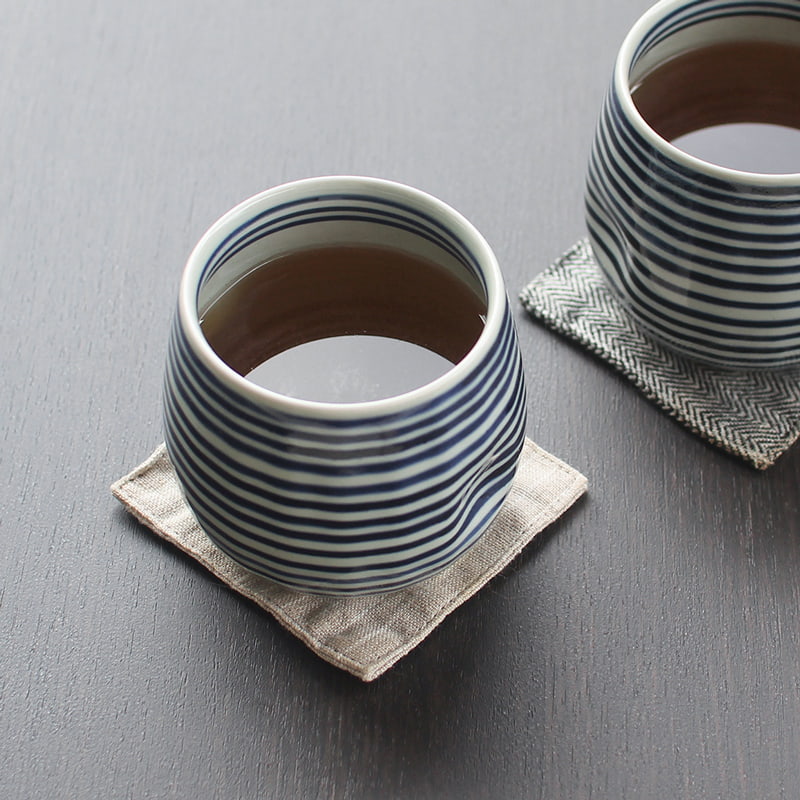 【波佐見焼】BARBAR 藍駒 ロックカップ