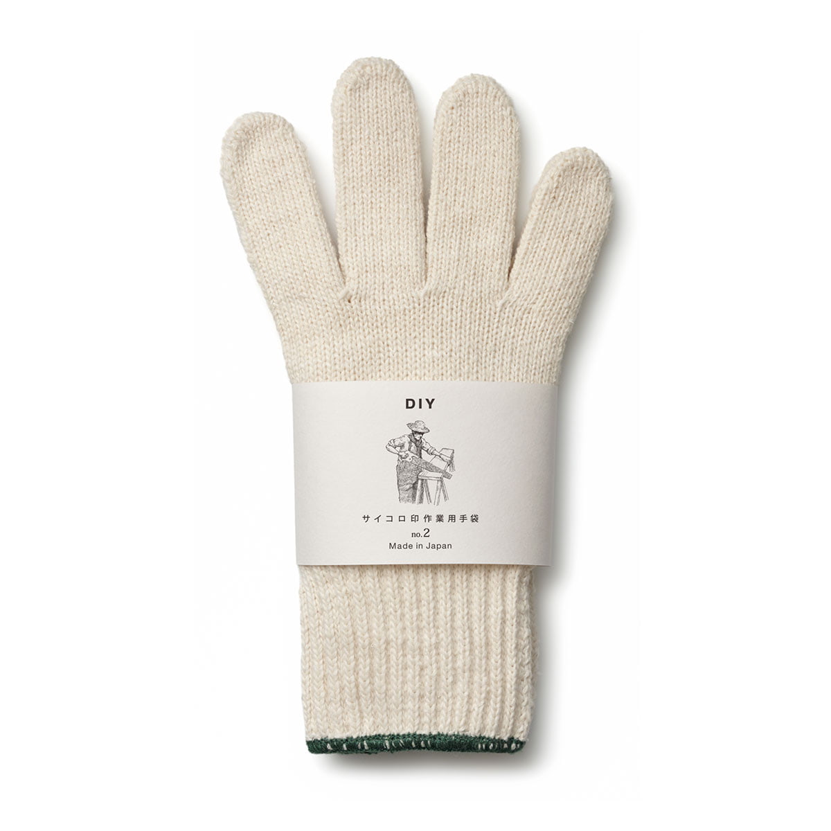 【石川メリヤス】サイコロ印 No.2 作業用手袋 DIY向け