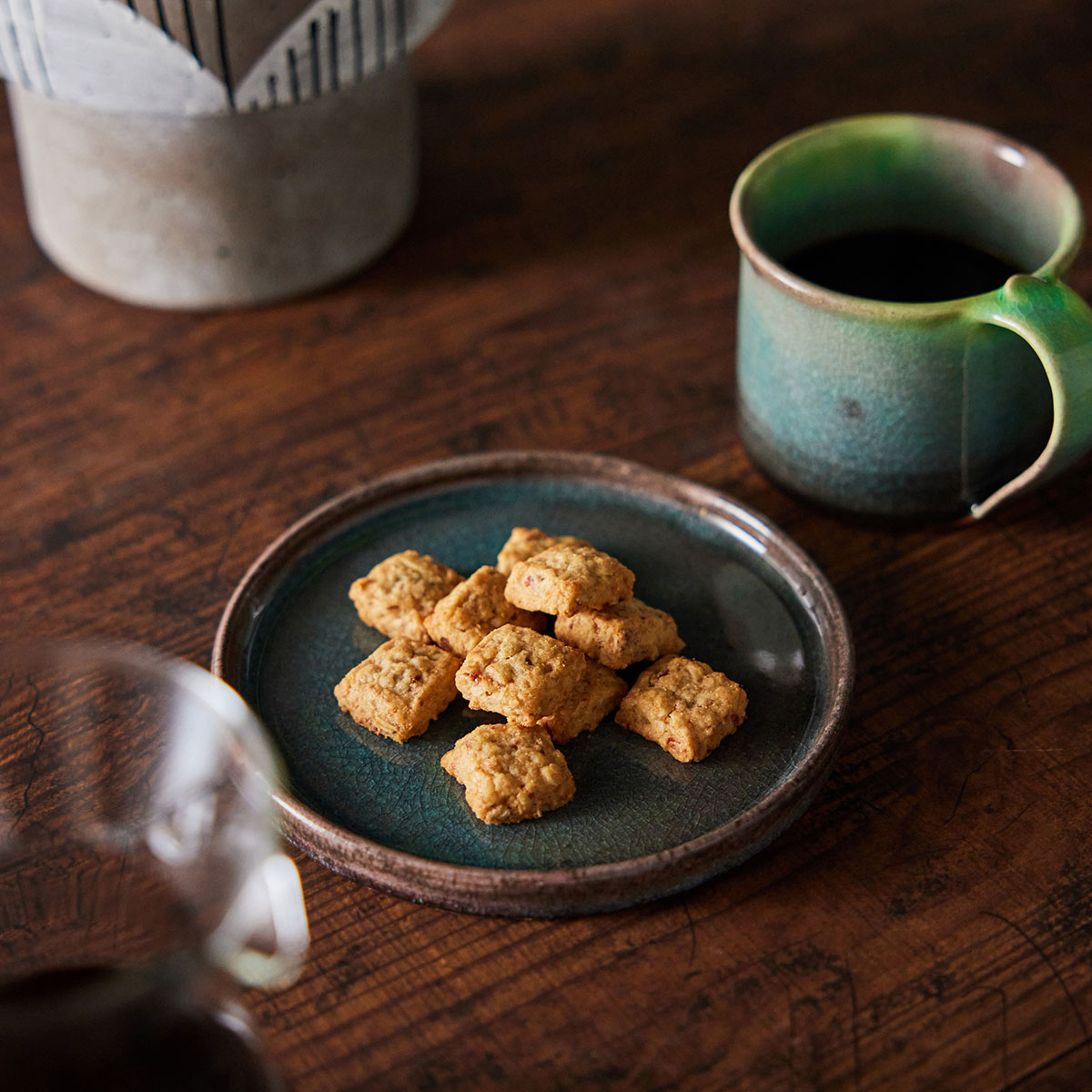 【信楽焼】utsuroi - うつろい - マグ＆切立皿セット Mist（ミスト）