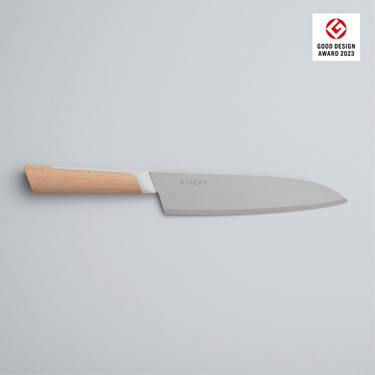 KISEKI:三徳包丁［ハンドル/ブナ］刃渡り180ミリ