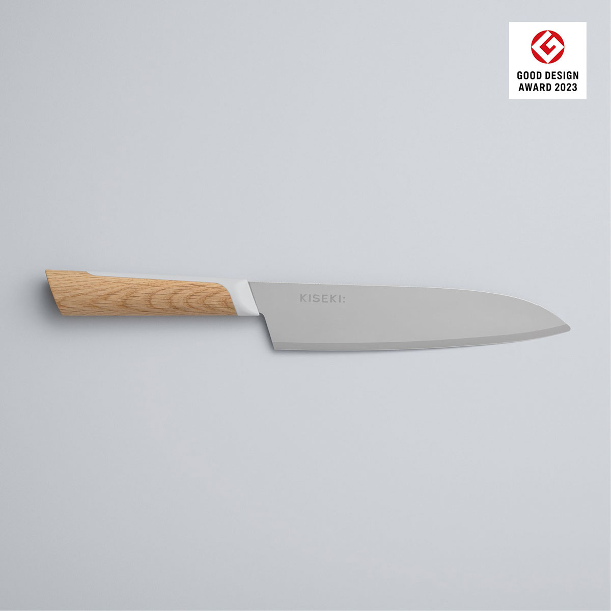 KISEKI:三徳包丁［ハンドル/ミズナラ］刃渡り180ミリ