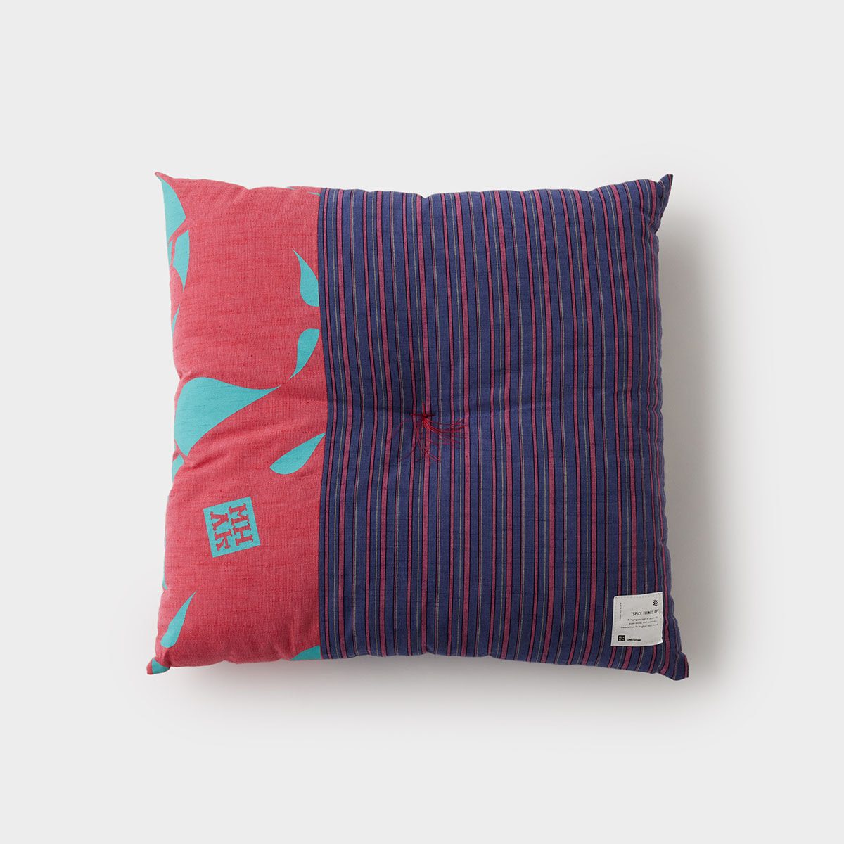 MHAK×OMUSUbee 会津木綿 座布団 クッション ピンク/Pink　16,500円 （税込）