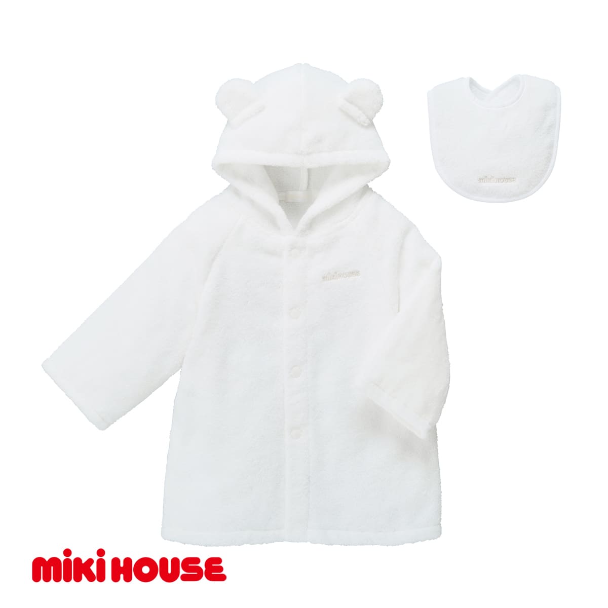 ミキハウス ベビー バスローブセット【箱入】
