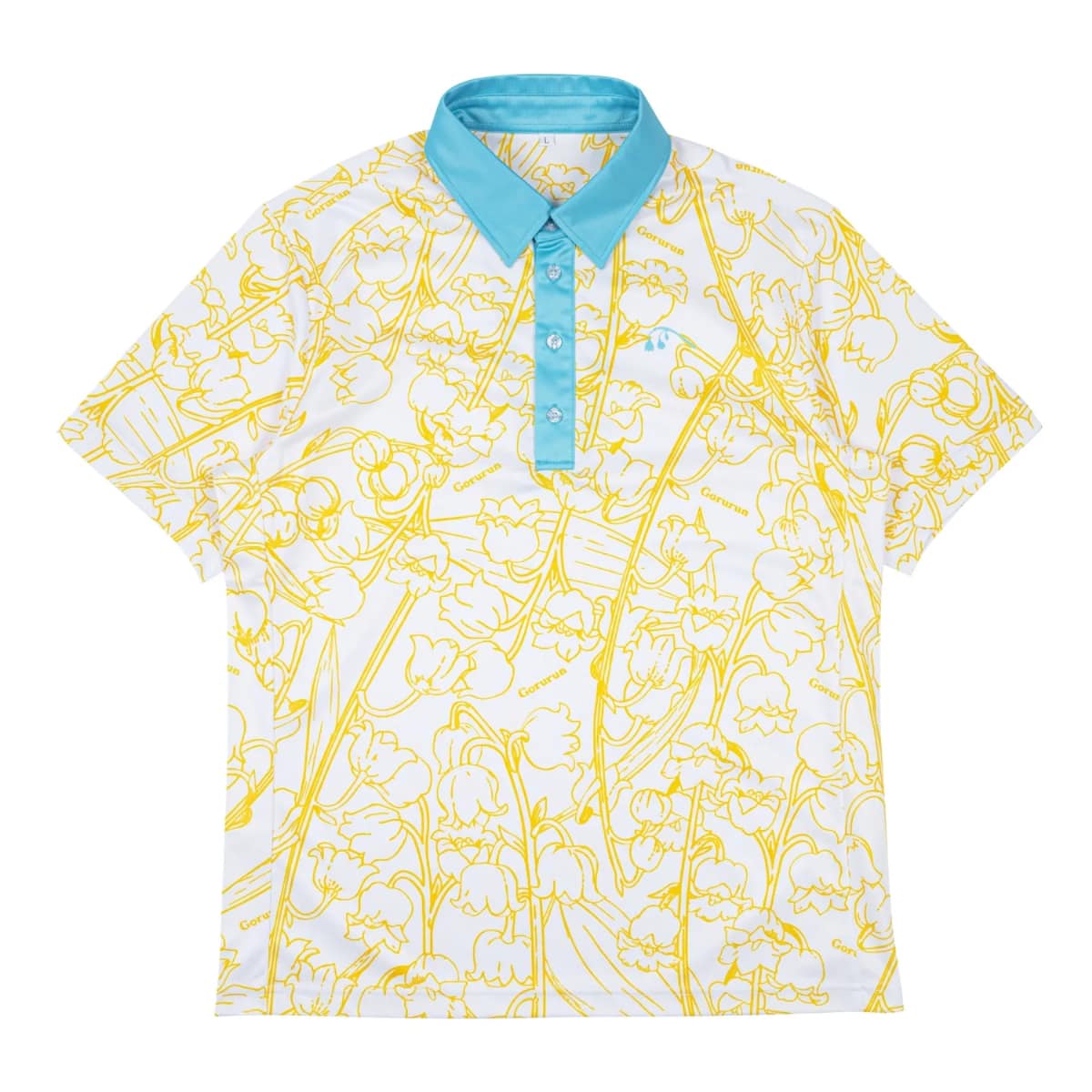 スズラン スケッチシャツ　イエロー（ユニセックス）XLサイズ｜Gorurun × HESTA LIFE