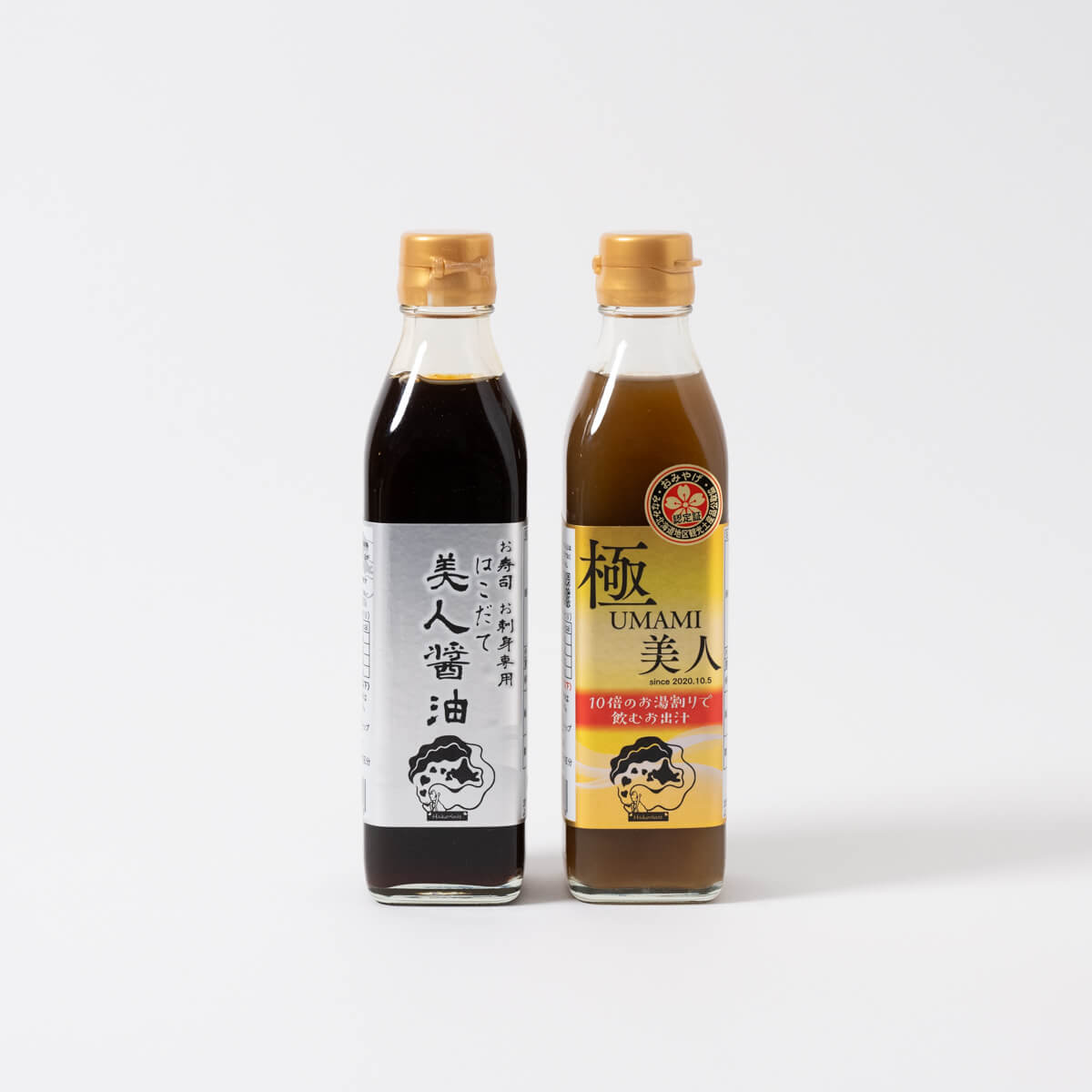 函館で生まれた万能調味料！はこだて美人醤油&極UMAI美人出汁セット｜ヴィラ・コンコルディアセレクト