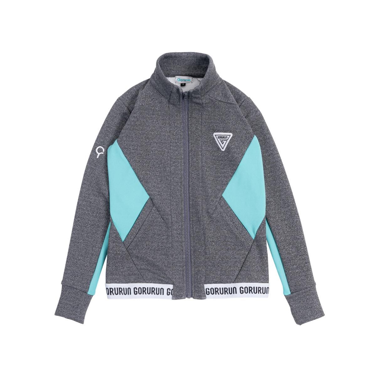 ロゴテープ スワッチング アウター（レディース）グレー　Sサイズ｜Gorurun × HESTA LIFE