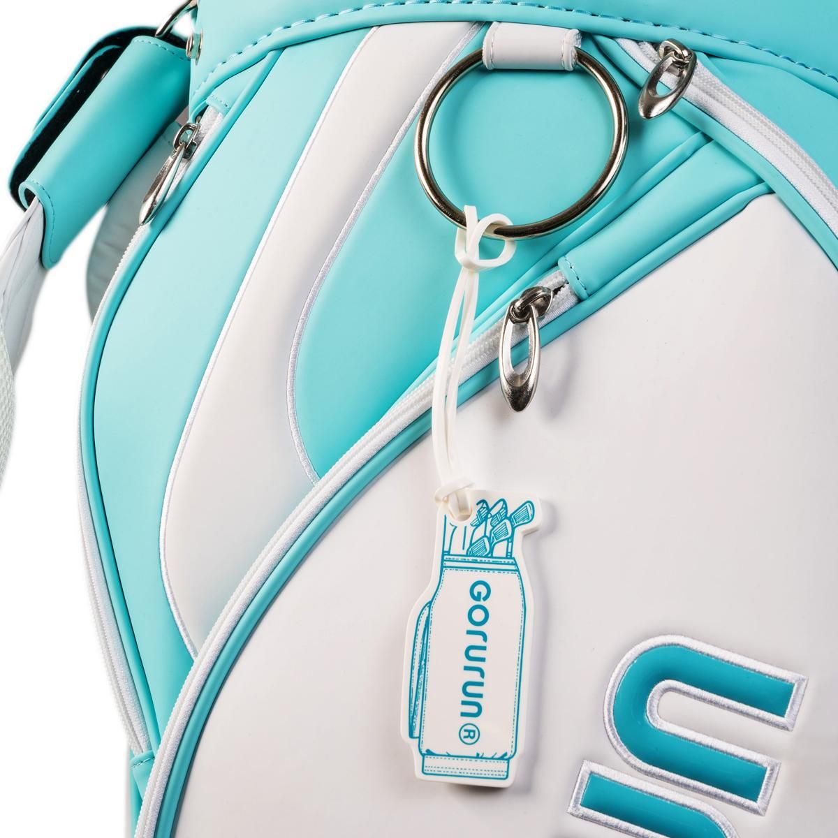 Gorurun x Quikey バッグタグ　ホワイト｜Gorurun