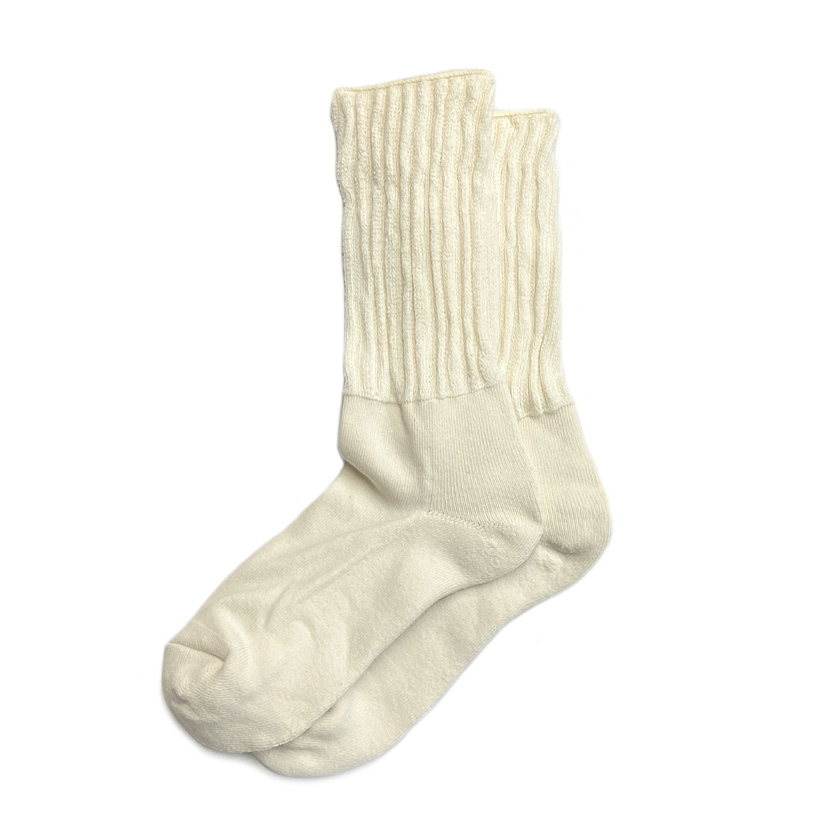 【Kontex】履くタオル 靴下  Organic アイボリー (S/Mサイズ展開)