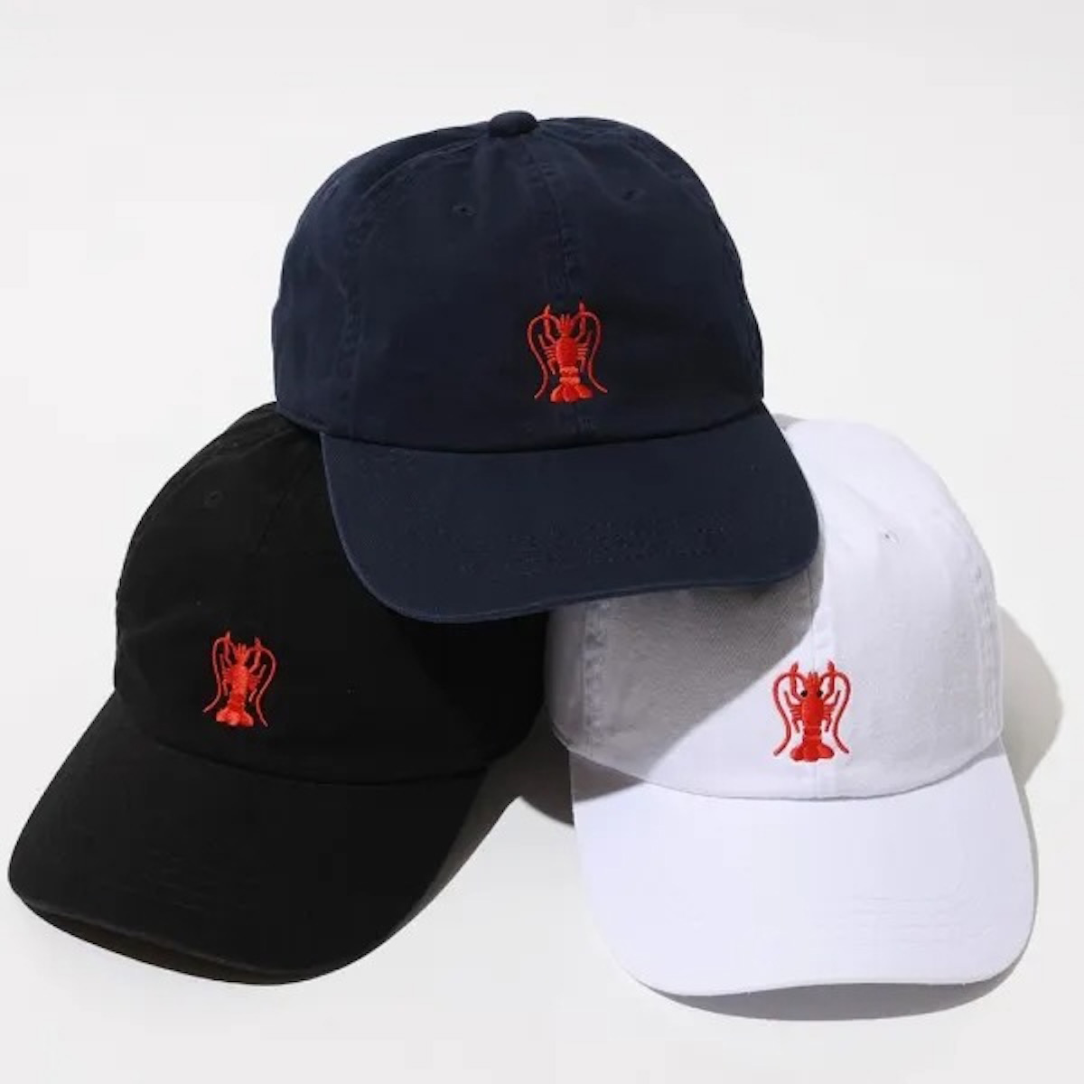 伊勢海老モチーフの刺繍CAP（3色展開）｜devadurga