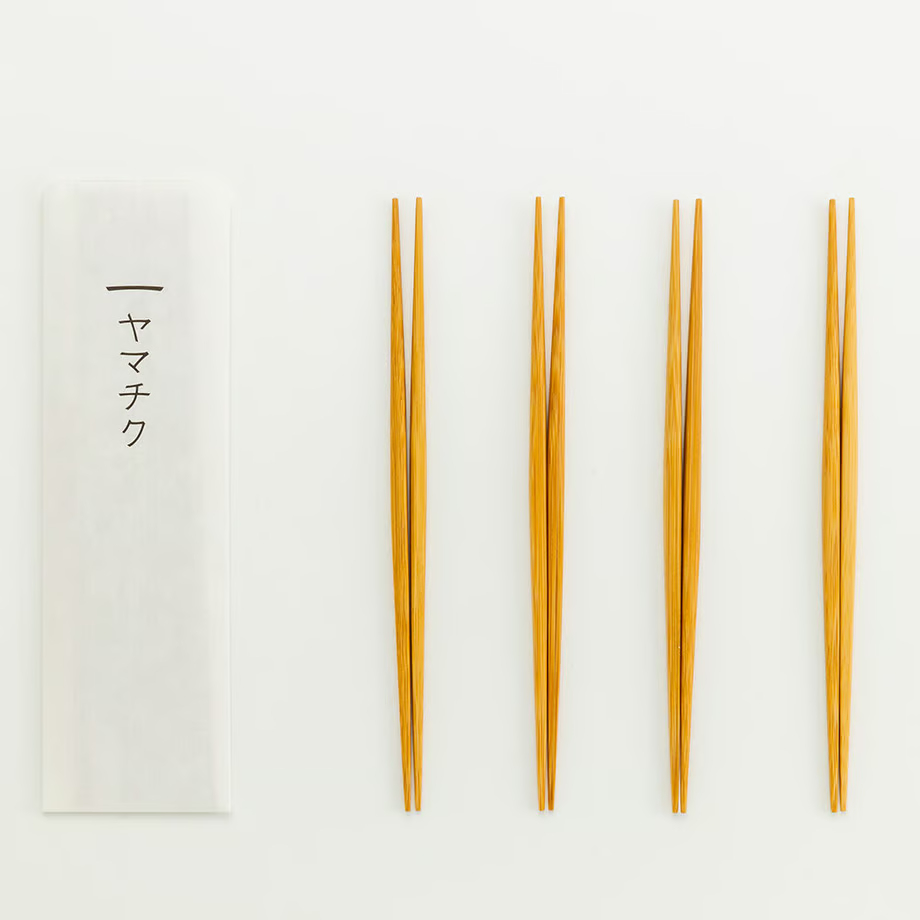 ヤマチク 祝箸 23cm クリア（4膳セット）