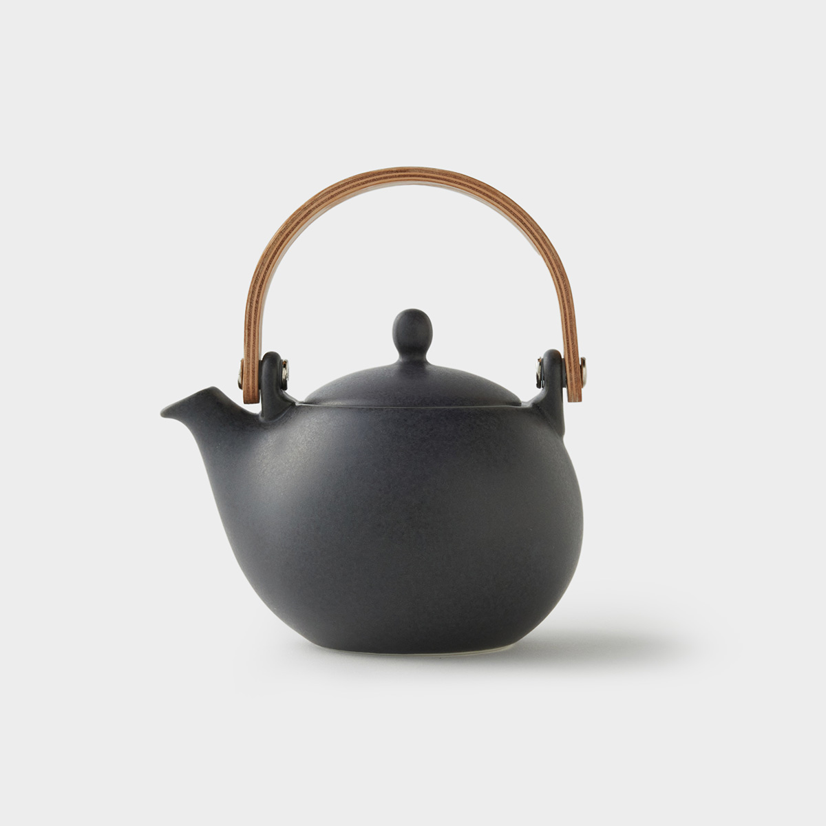 ほっこりと手になじむ　美濃焼の急須 土瓶 330ml（墨）｜SALIU 結 -YUI-