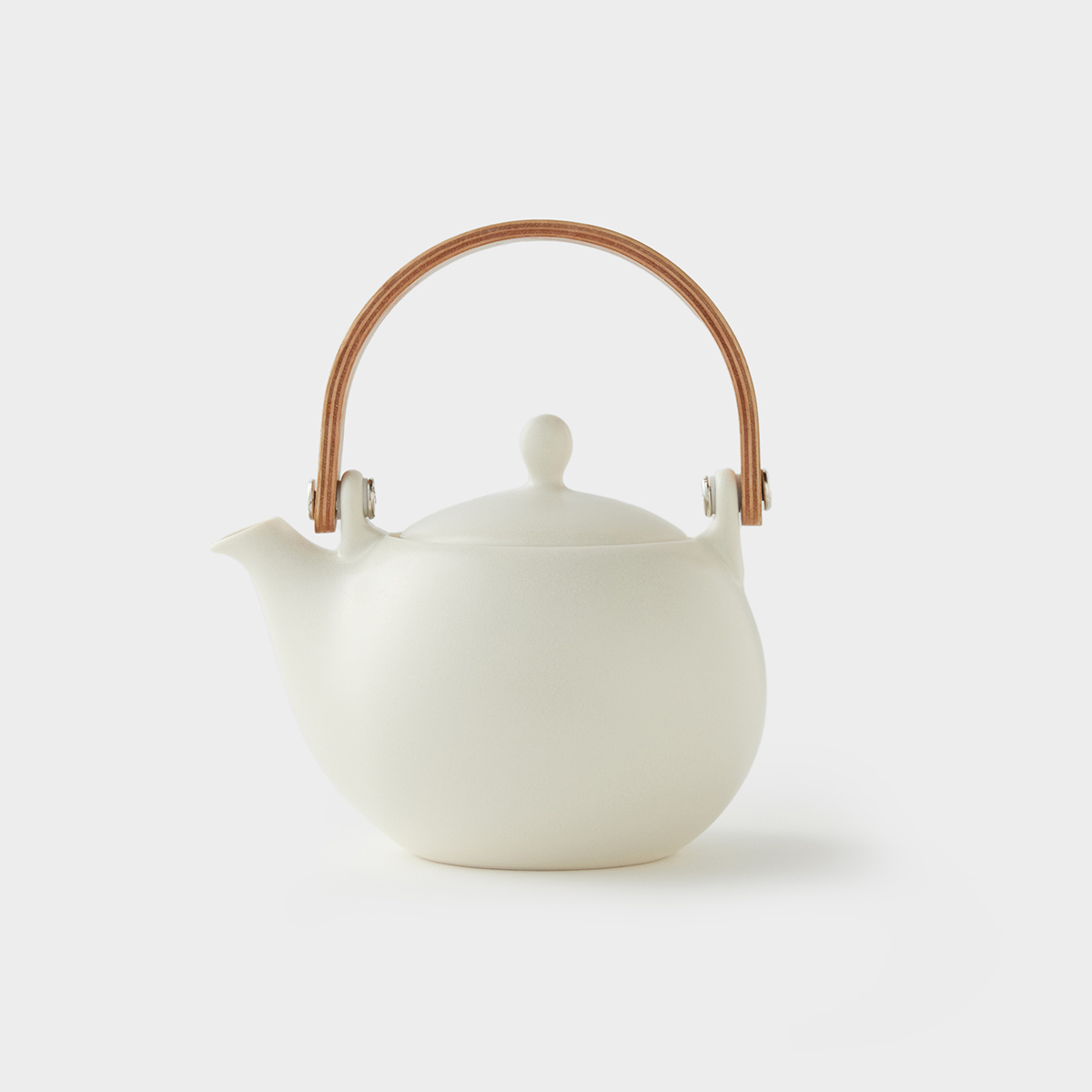 ほっこりと手になじむ　美濃焼の急須 土瓶 330ml（白）｜SALIU 結 -YUI-