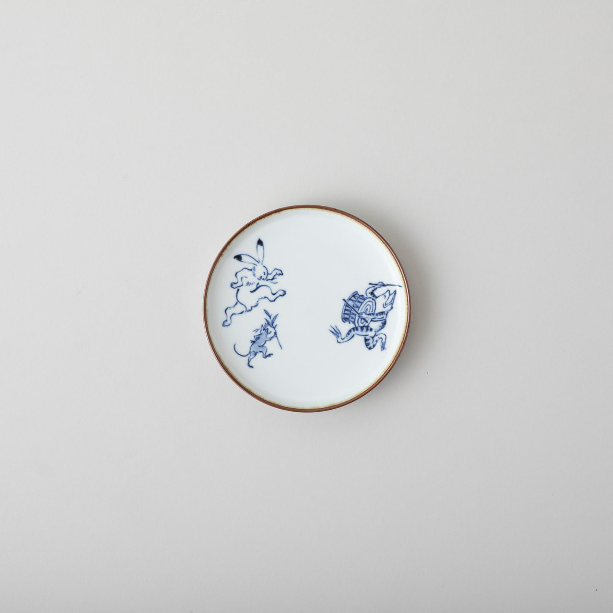 【波佐見焼】BARBAR 鳥獣戯画 5寸皿 14.5cm