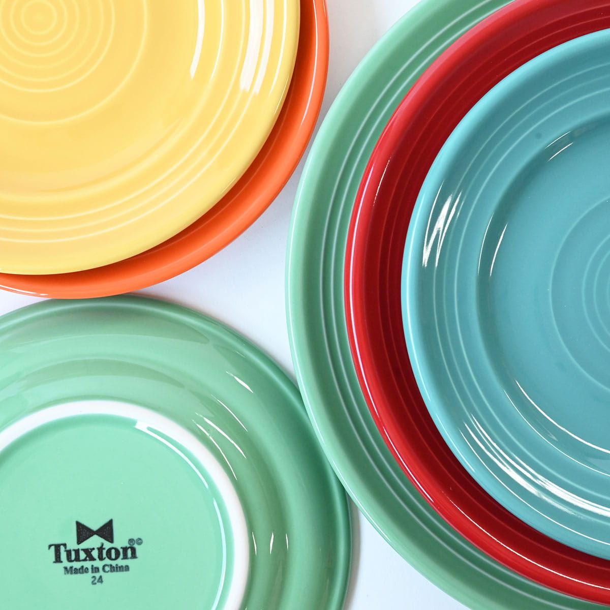 TUXTON Concentrix デザートプレート φ19cm（5カラー展開）