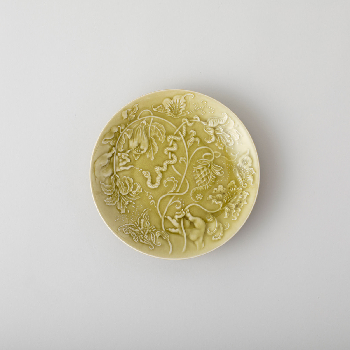 【有田焼】 BARBAR eden プレート 21cm 白昼夢