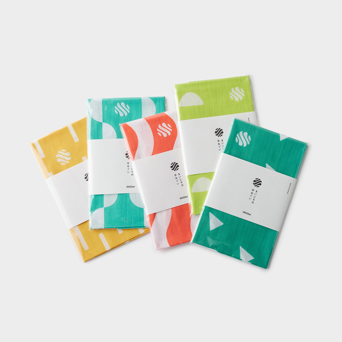 自然の風景をかたどった まいにちの手ぬぐい（5色展開）｜Japan Craft