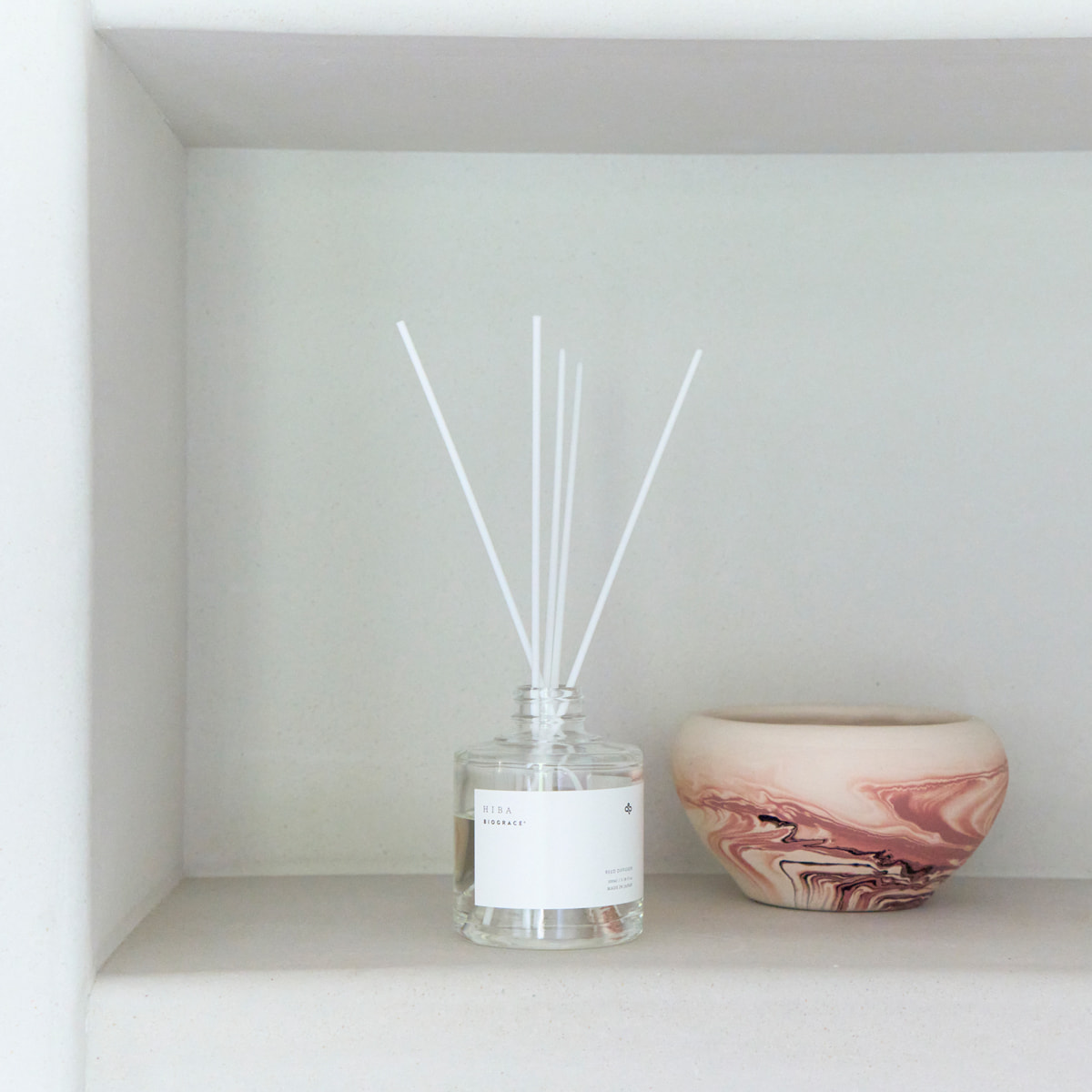 癒されるおうち時間 日本の香り HIBAのリードディフューザー ｜BIOGRACE×木と暮らす未来プロジェクト