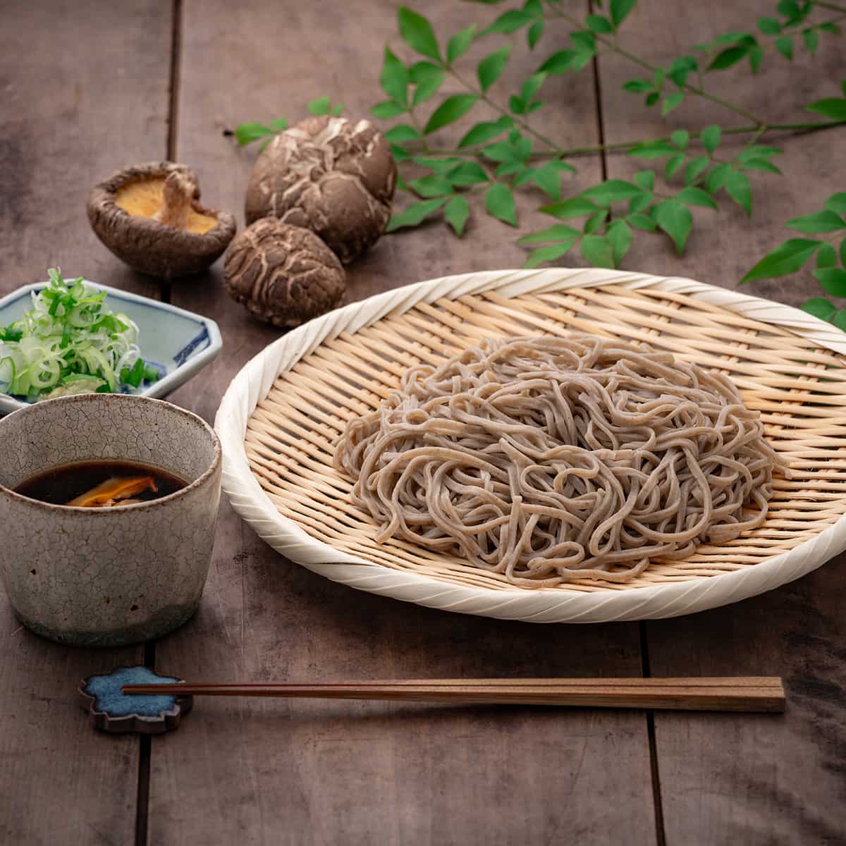 原木椎茸で味わう極上の★HOSHIそば 4人前｜岩城町農園