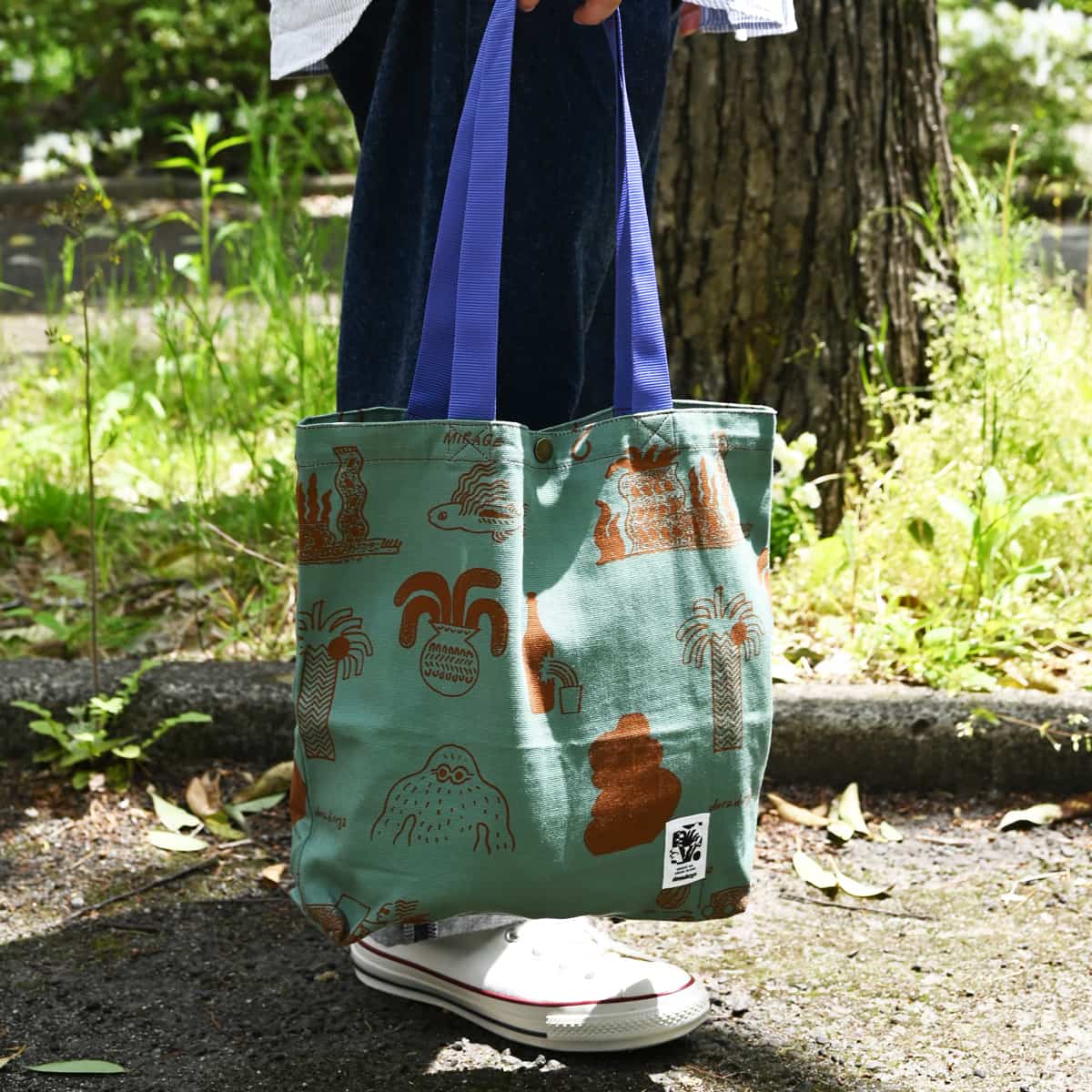 【devadurga】SUMMER MIRAGE トートバッグ / グリーン