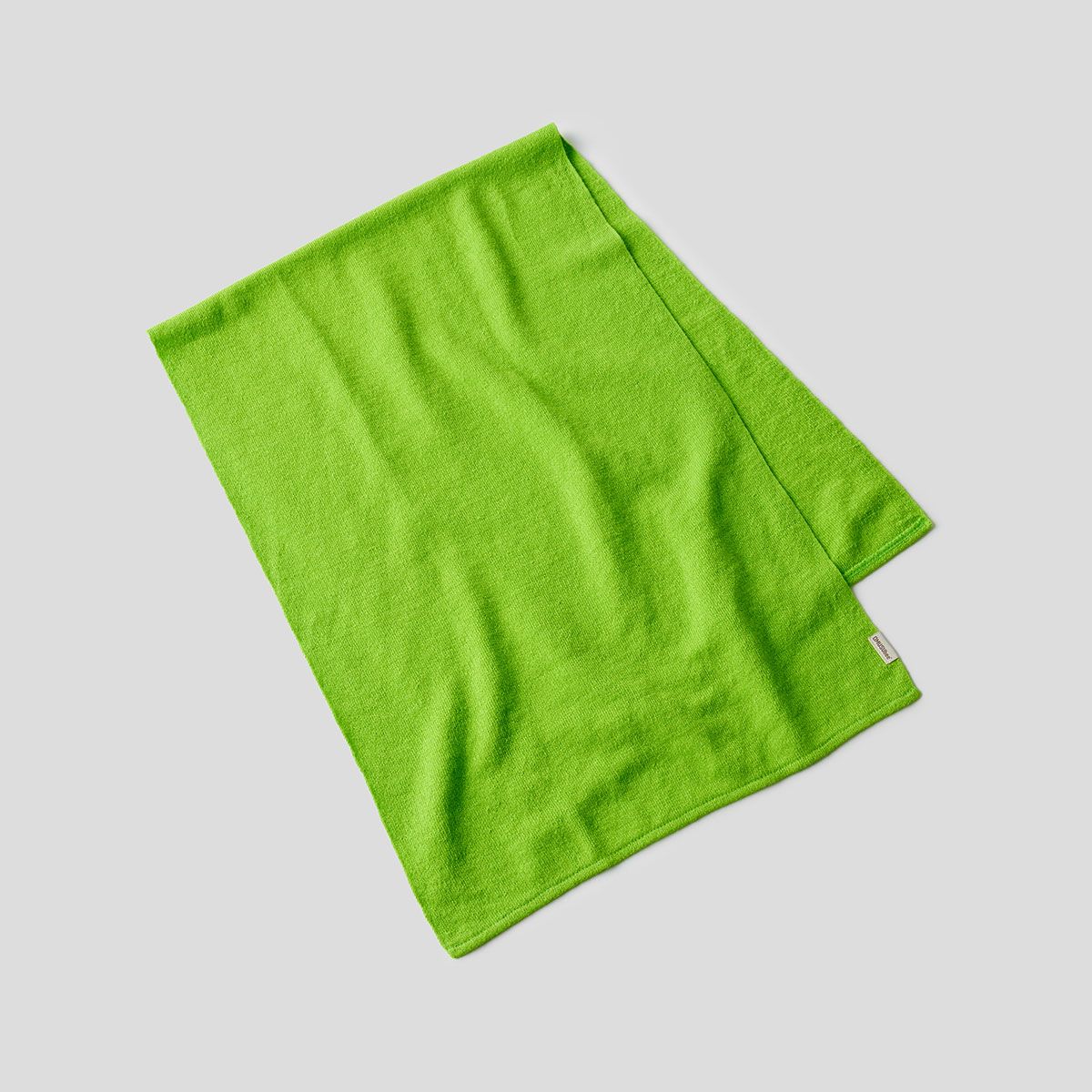 もっちりとした ビビットカラーのヘンプタオル（グリーン）｜From Yamagata