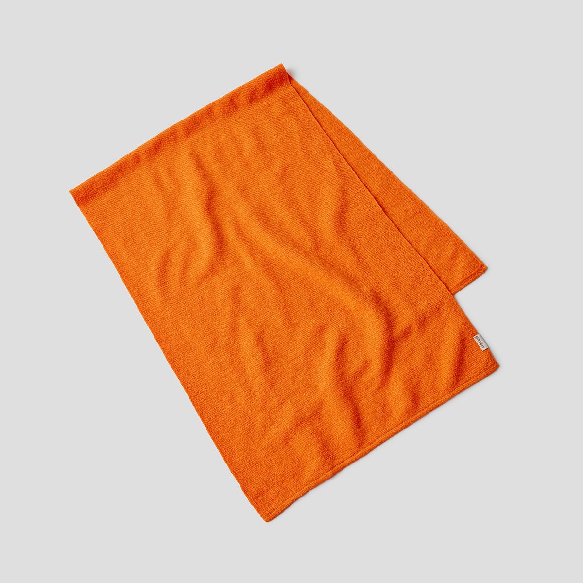 もっちりとした ビビットカラーのヘンプタオル（オレンジ）｜From Yamagata