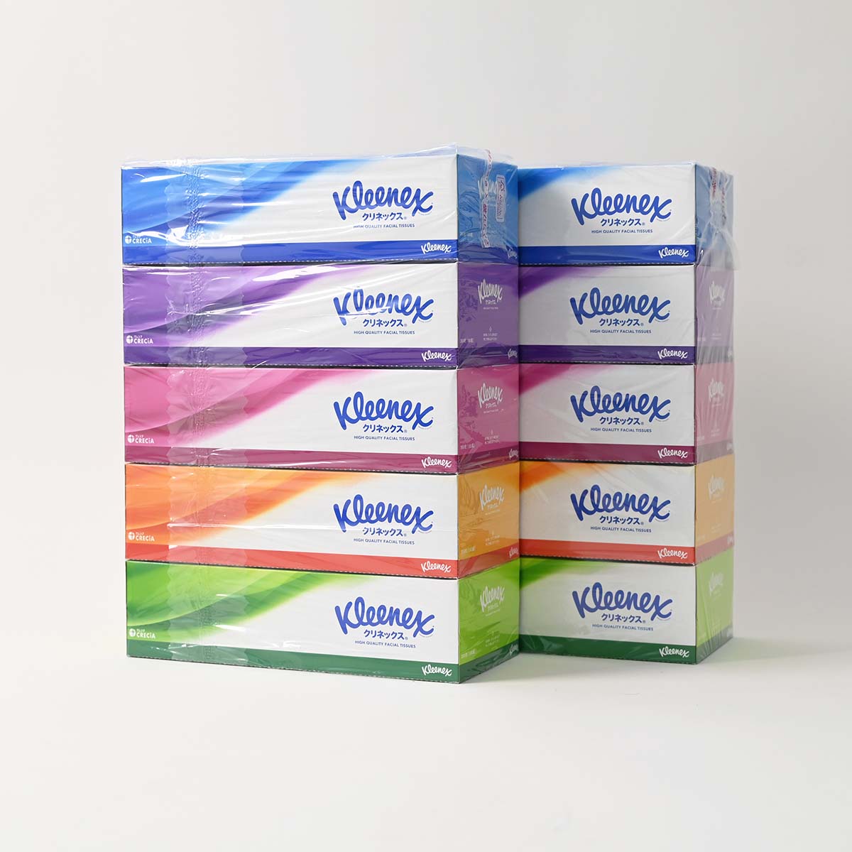 クリネックス ティシュー 180組（5箱パック）［2個セット］