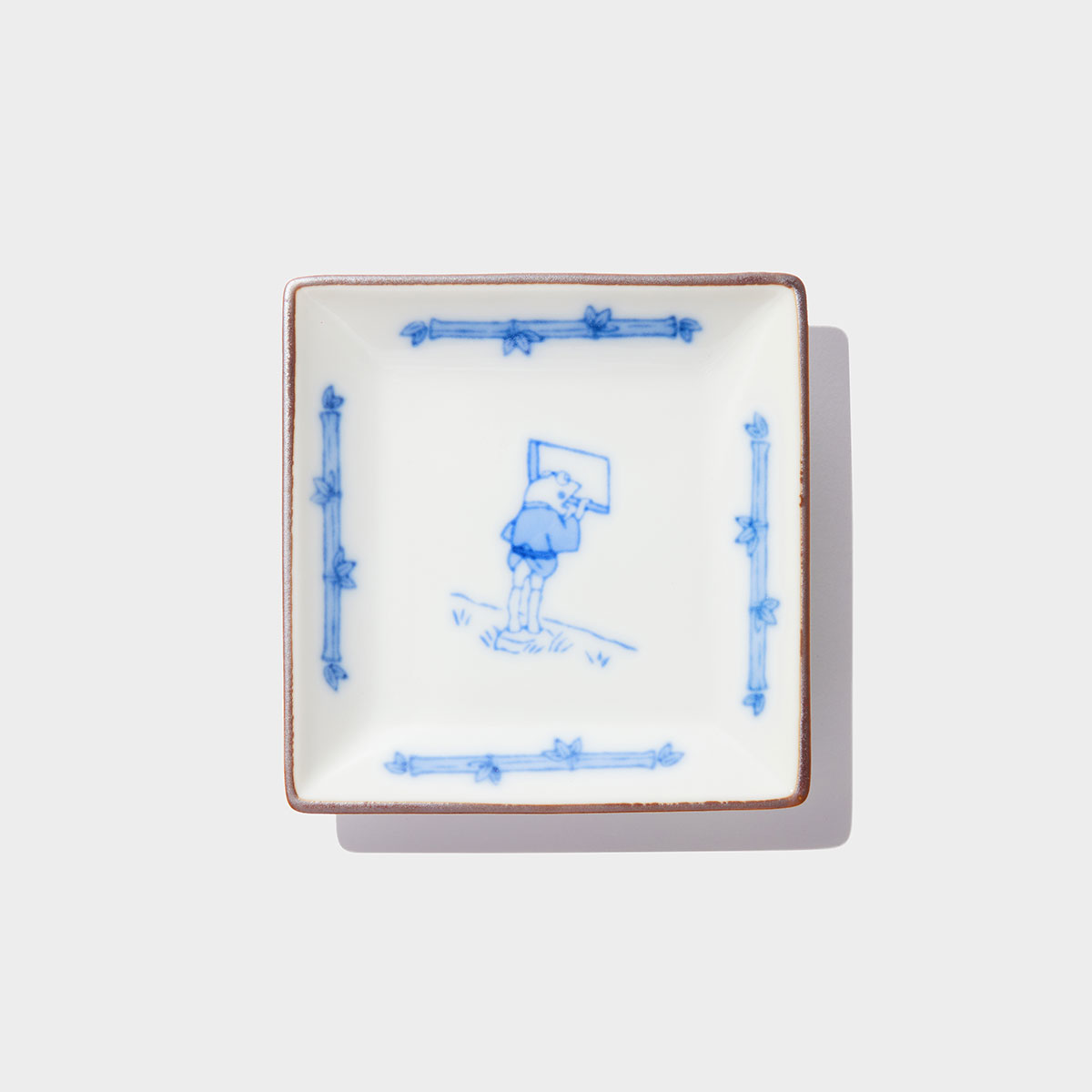 YU SUDA×OMUSUbee 九谷焼 3寸角皿