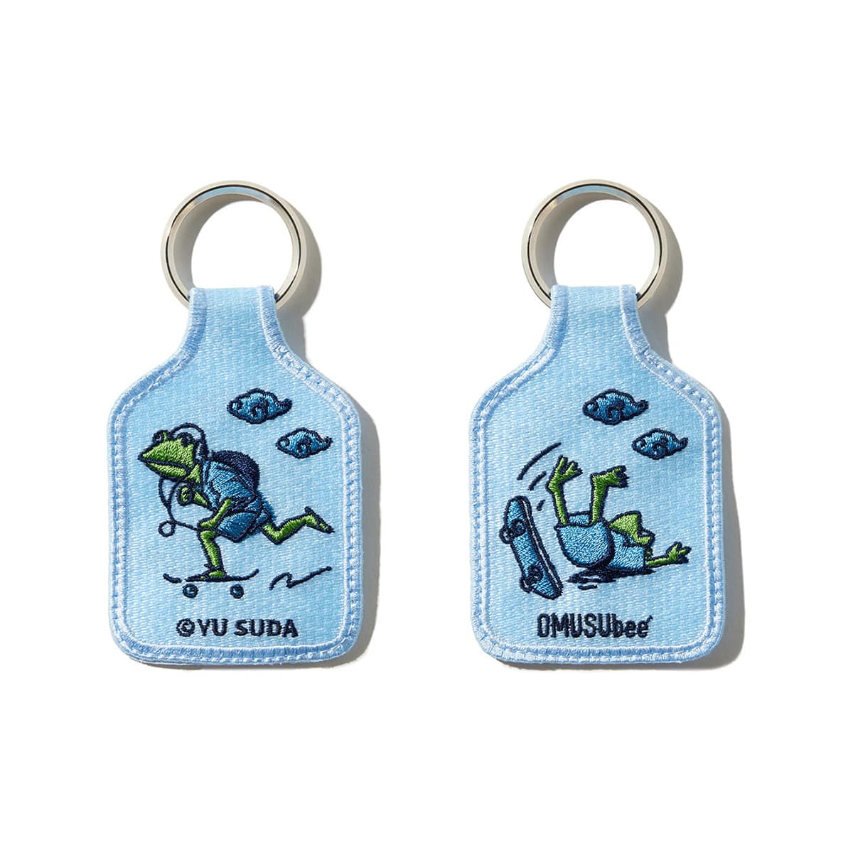 YU SUDA×OMUSUbee  刺繍キーホルダー スケートボード