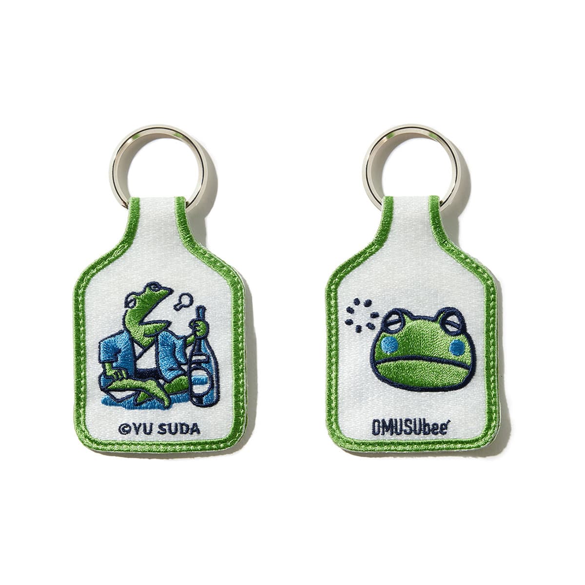 YU SUDA×OMUSUbee  刺繍キーホルダー ほろ酔い