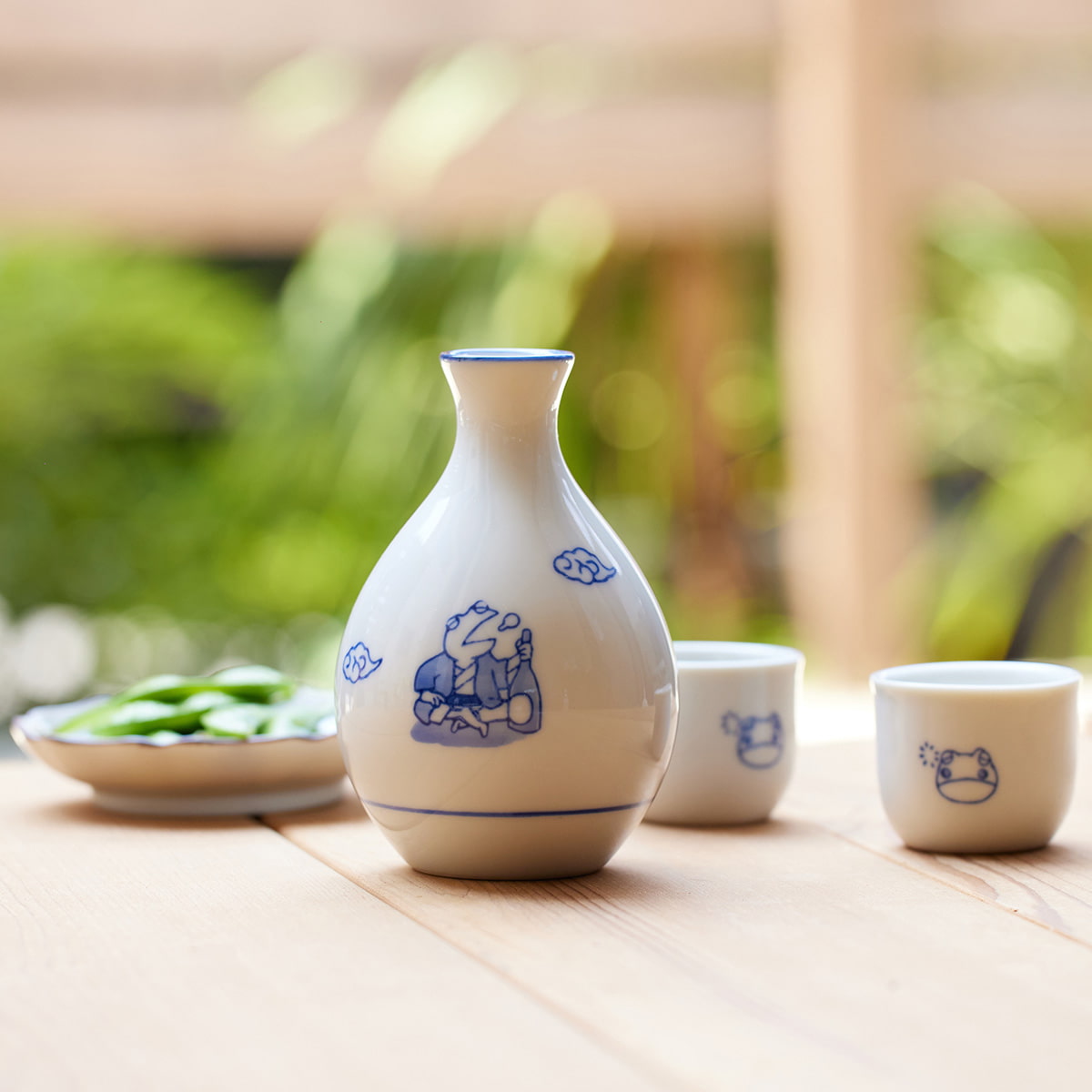 YU SUDA×OMUSUbee 九谷焼 徳利 +盃(1つ)セット