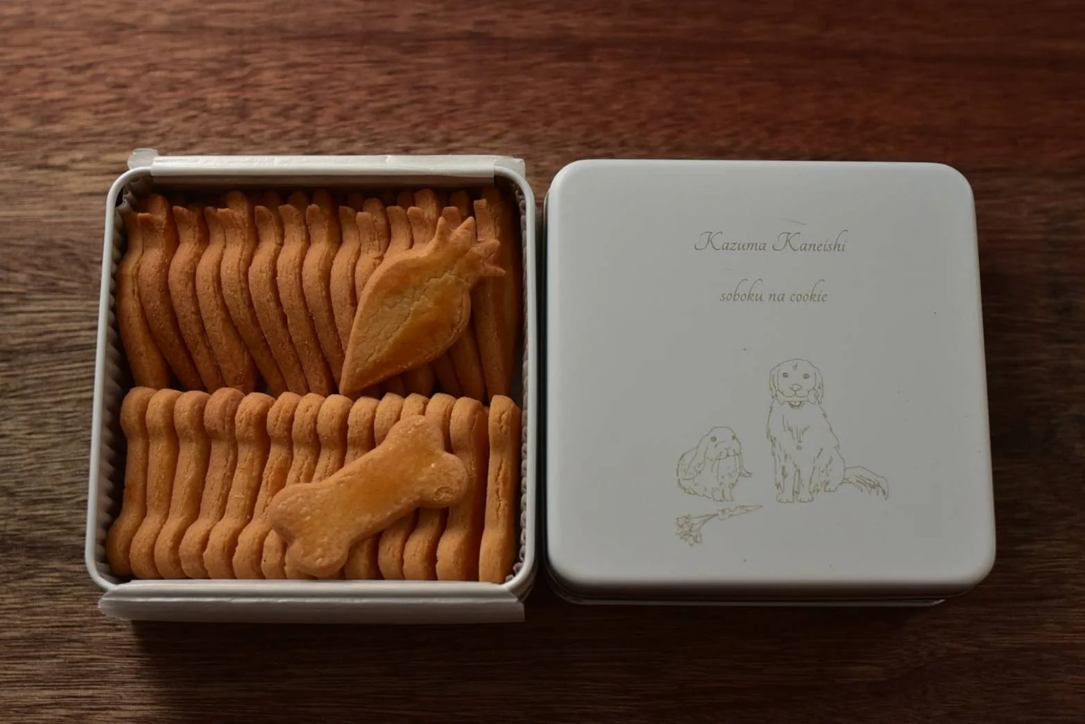 【Kazuma Kaneishi】　素朴なクッキー缶30枚入り