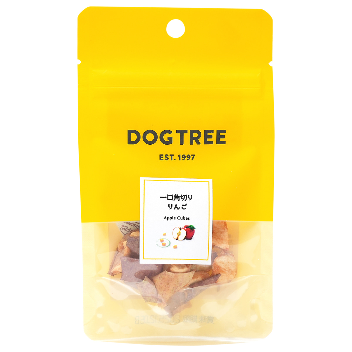 【DOG TREE】一口角切り りんご S 約7g