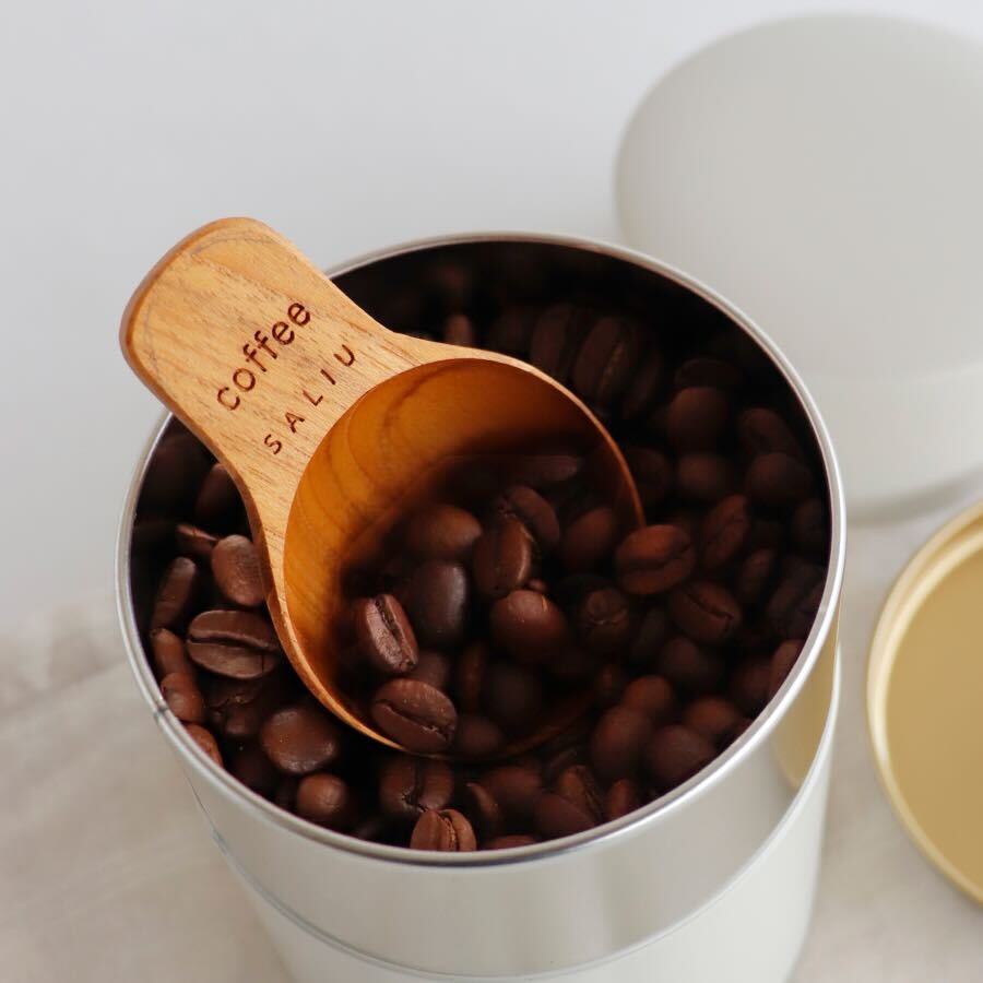 【SALIU】SALIU KITCHEN｜天然木のコーヒースプーン（チーク材）