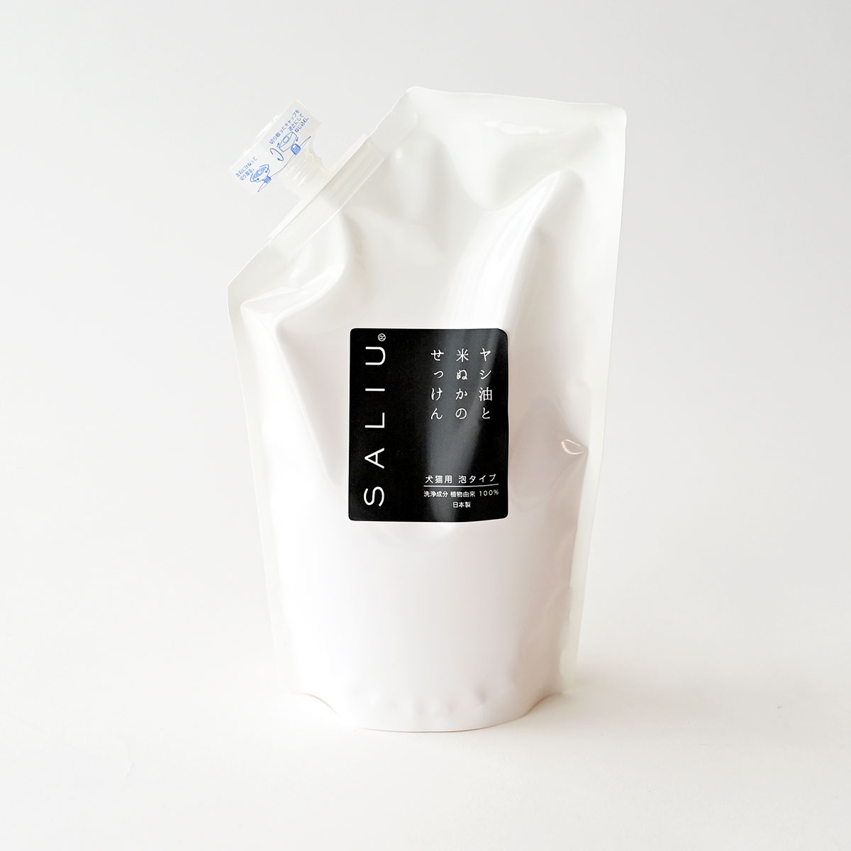 【SALIU】米ぬかとヤシ油のせっけん 犬猫用 500ml 詰め替え