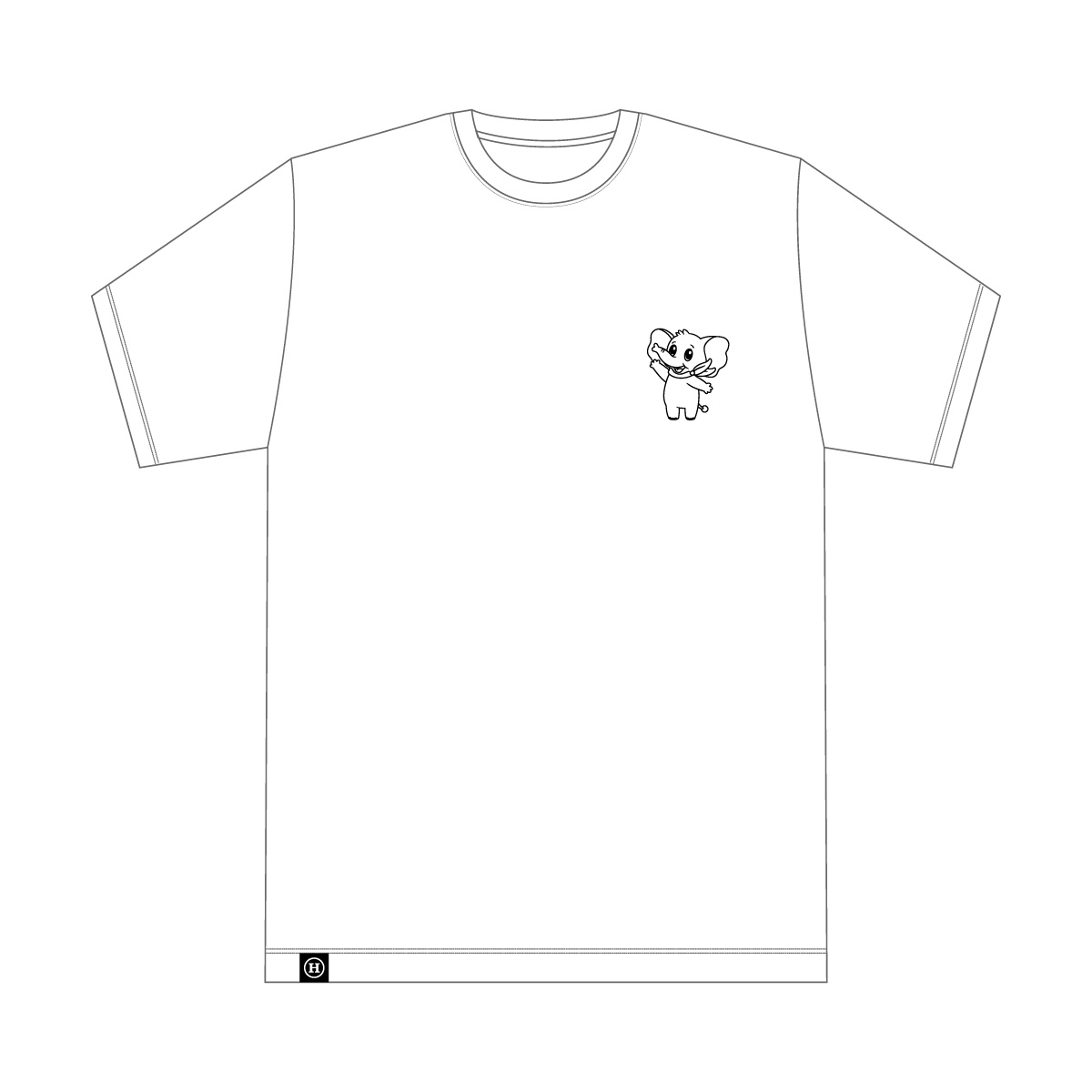 だいちゃん ベーシック Tシャツ ホワイト
