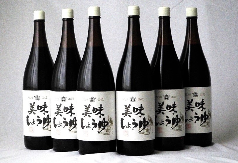 天王醸造　美味しょうゆ 1.8ml×6本｜ザ グラン リゾート エレガンテ白浜セレクト