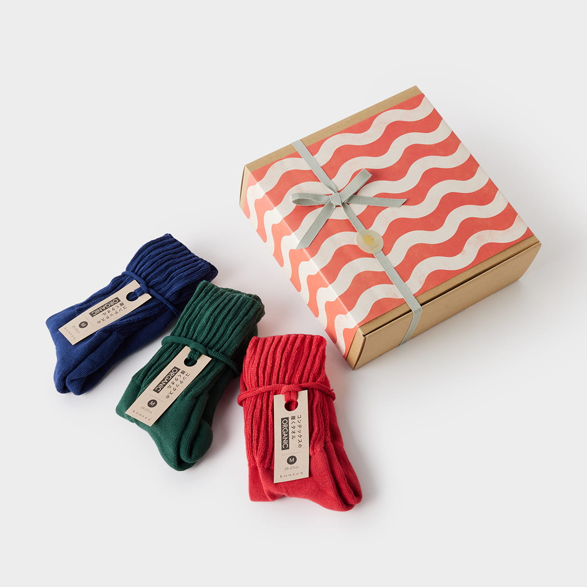 おしゃれは足元から Kontexの履くタオル 靴下3点 Bセット｜HESTA LIFE限定ギフト