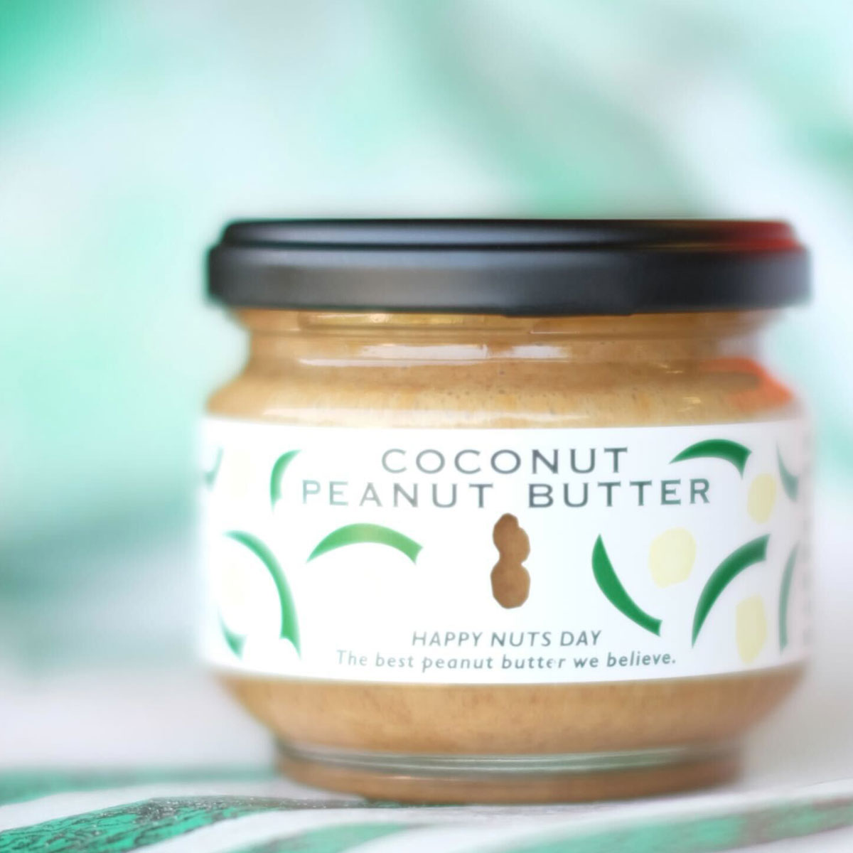 HAPPY NUTS DAY 無漂白・無香料 ココナッツピーナッツバター 110g