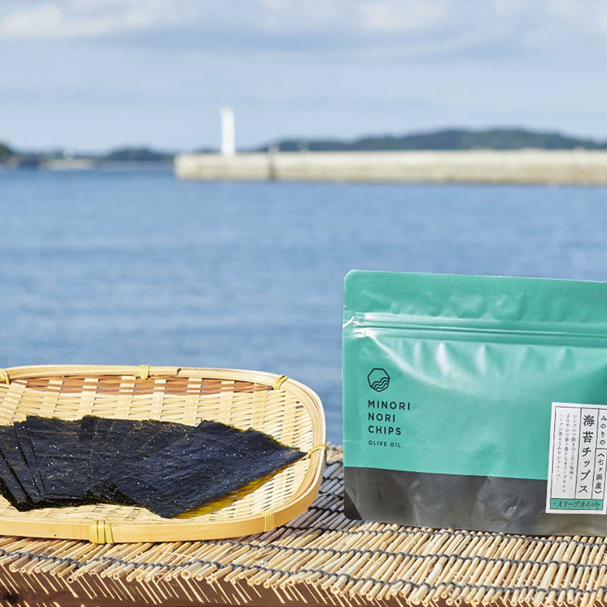 【MINORI-魅のり】海苔チップス ハーブ香るオリーブオイル味（味付のり）