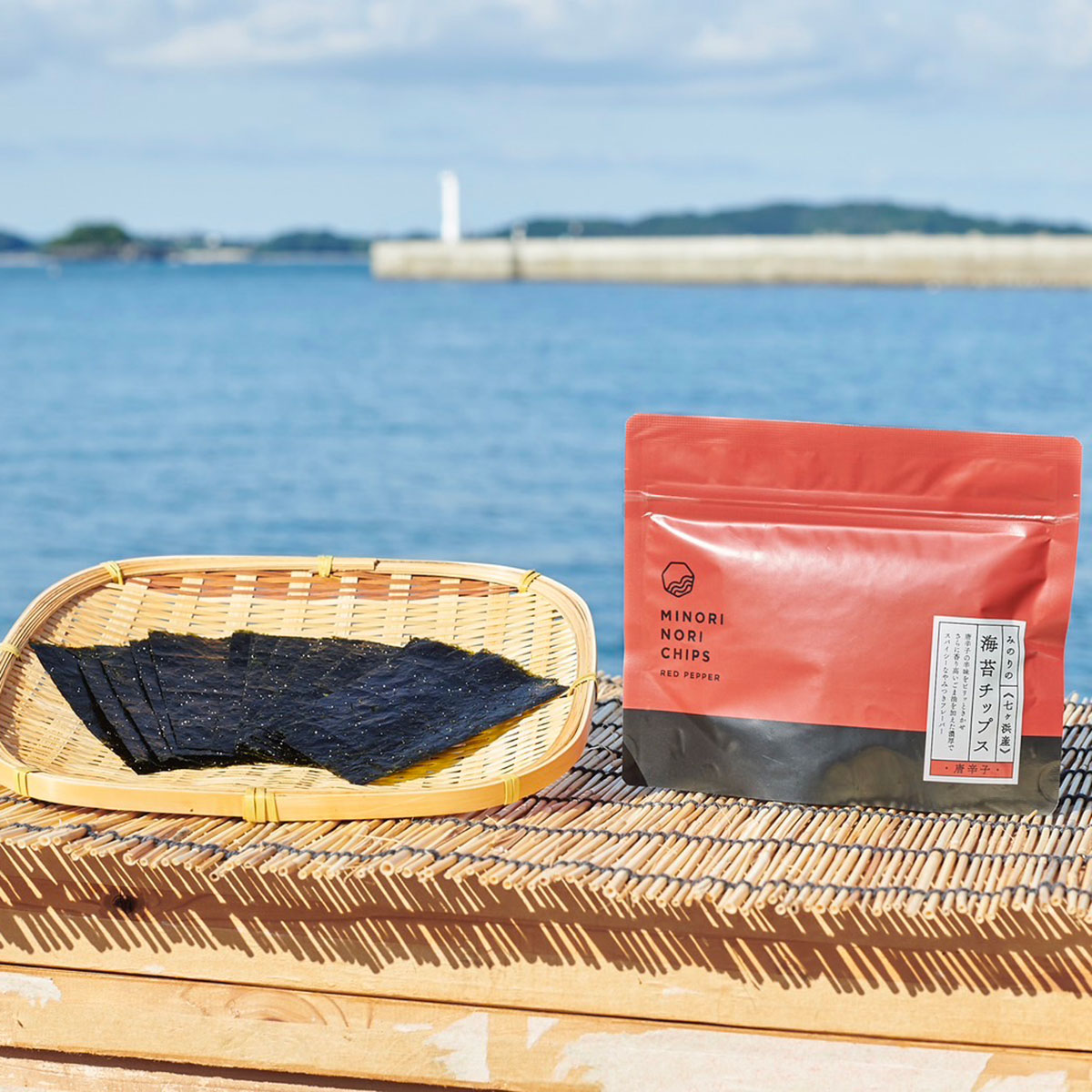 【MINORI-魅のり】海苔チップス スパイシーな唐辛子味（味付のり）
