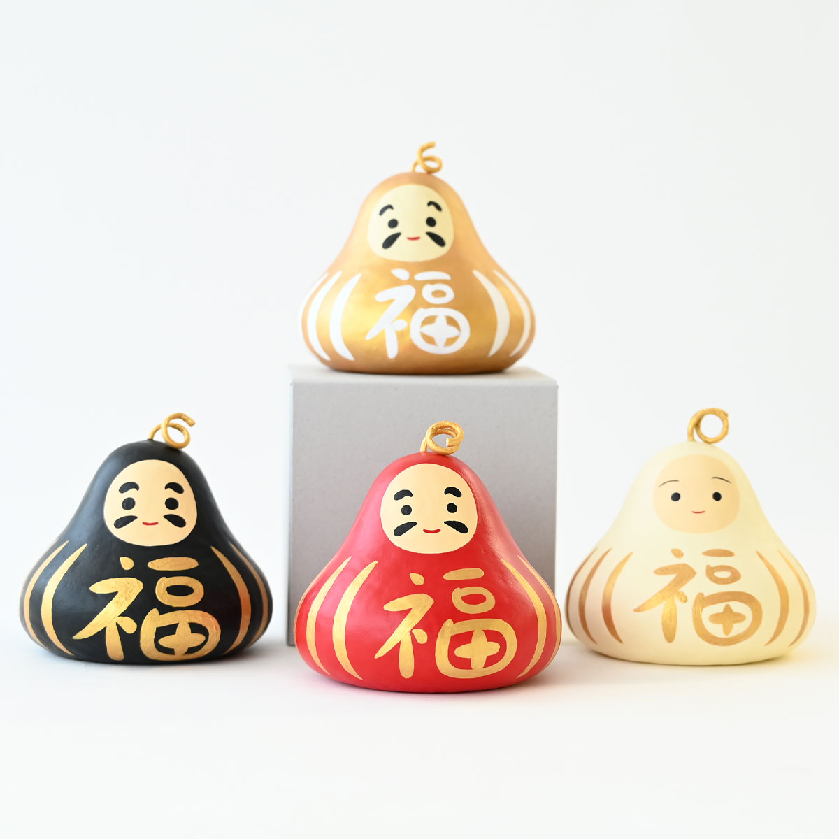 【郷土玩具あかり舎】 かんぴょうだるま（4色展開）