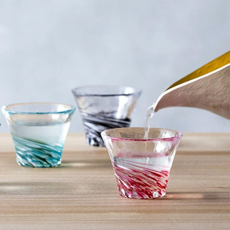 津軽びいどろ 盃コレクション（4色展開）｜ヴィラ・コンコルディアセレクト