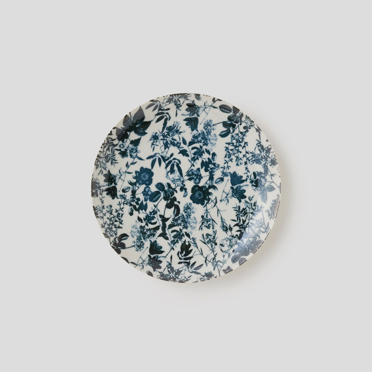 【美濃焼】THE HARVEST ボタニカル 中皿 16cm スプルースグリーン