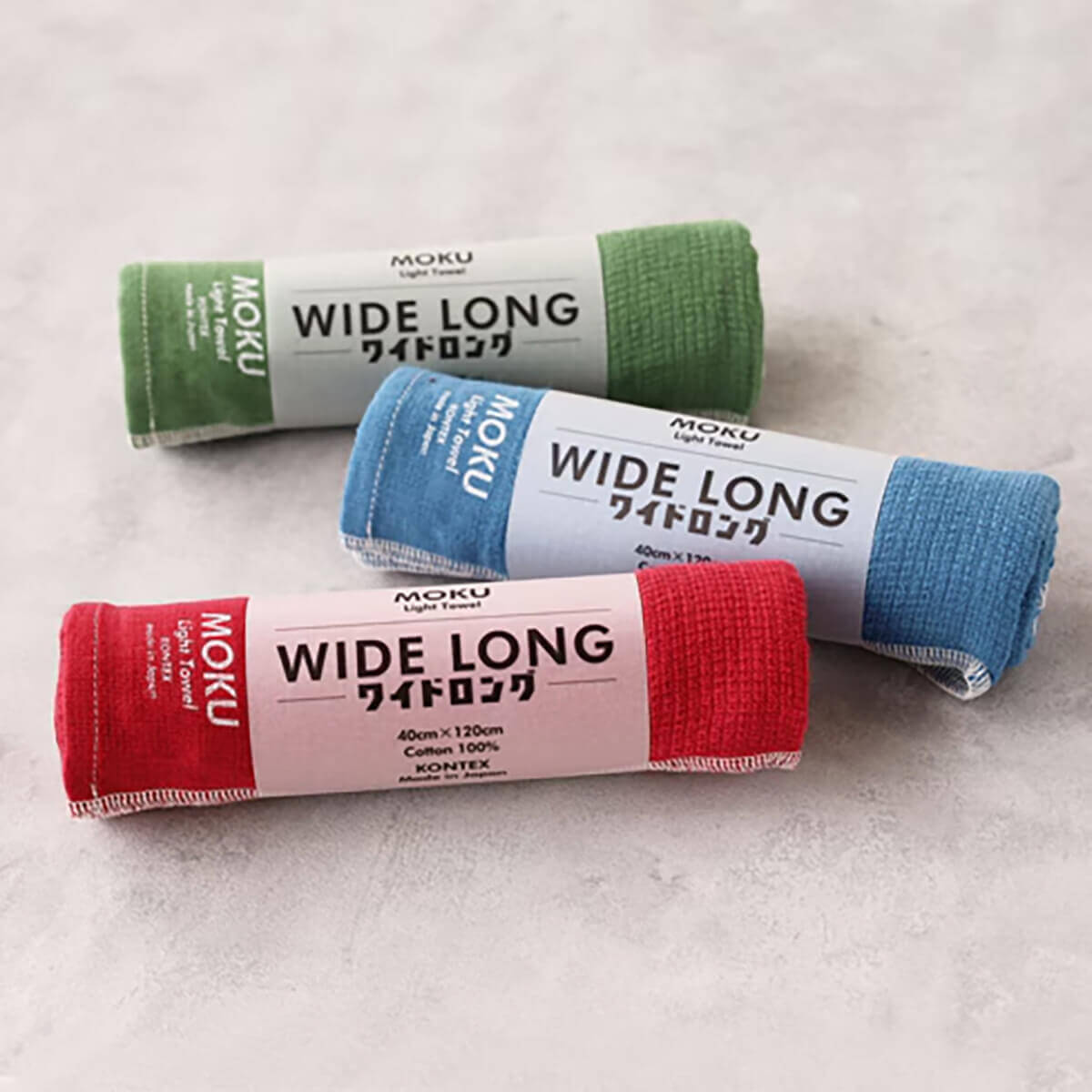 万能に使える ワイドロング タオル（3色展開）｜Kontex - MOKU