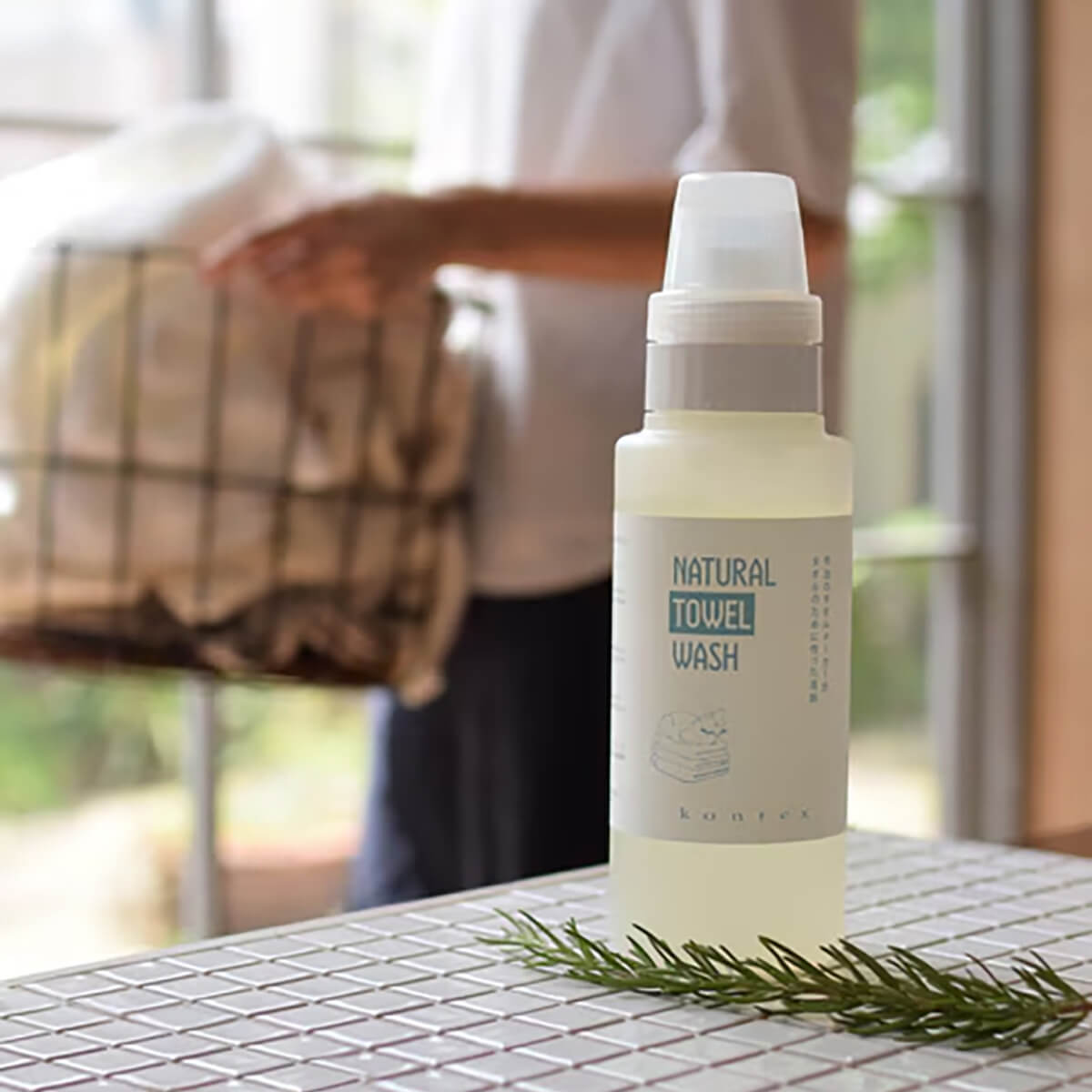 大切なタオルのために作った 100%天然素材の洗剤 500ml ｜Kontex