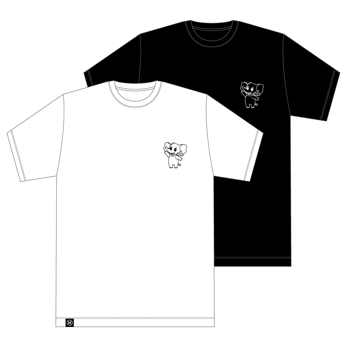 だいちゃん ベーシック Tシャツ ブラック | HESTA LIFE store（ヘスタ