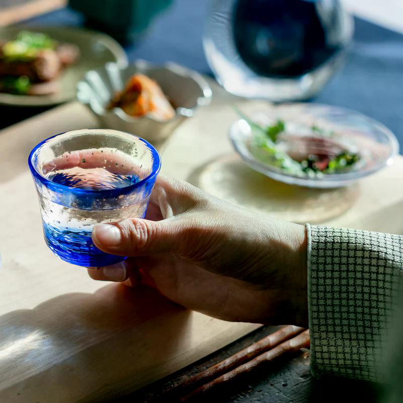 津軽びいどろ あおもりの海 盃 